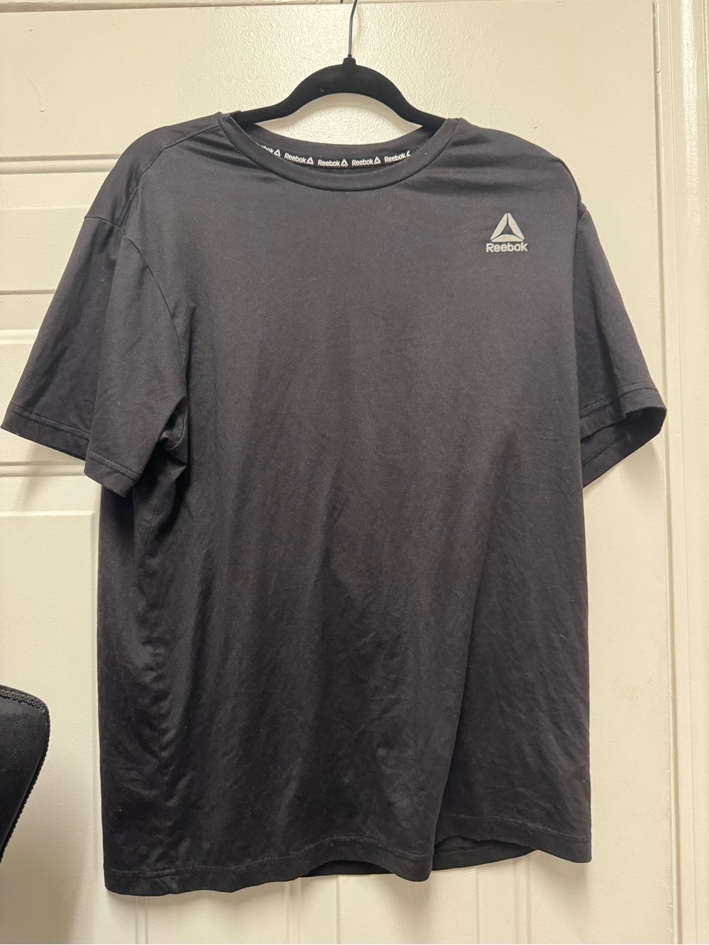 Reebok Men’s Black Short Sleeve Athletic Tee